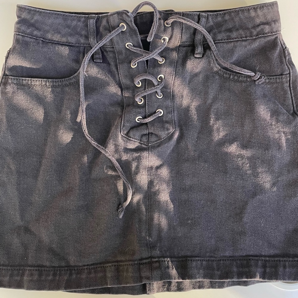 Kendall & Kylie black Jean Skirt